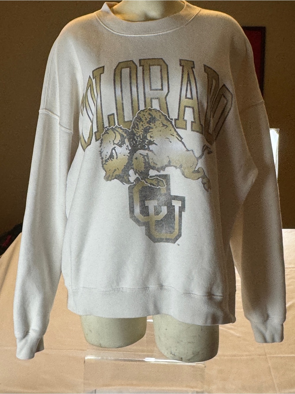 Abercrombie x Blue 84 Colorado Buffaloes Oversized Sweatshirt Large CU